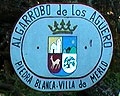 Placa del Algarrobo Abuelo