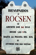 Placa de Bienvenida al Museo Polifacético Rocsen, Nono.